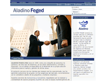 Tablet Screenshot of aladinofeged.com